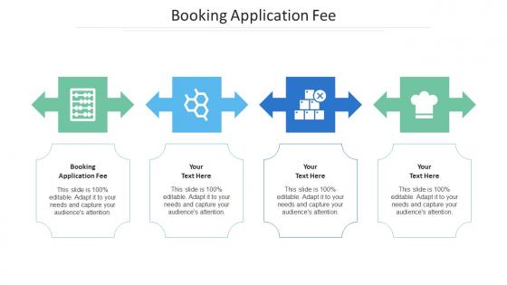 Booking Application Fee Ppt Powerpoint Presentation Ideas Introduction Cpb