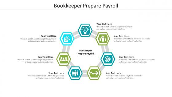 Bookkeeper prepare payroll ppt powerpoint presentation icon outline cpb