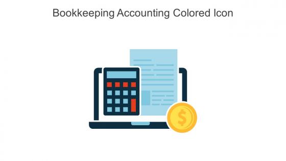 Bookkeeping Accounting Colored Icon In Powerpoint Pptx Png And Editable Eps Format