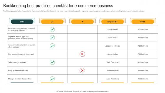 Bookkeeping Best Practices Checklist For E Commerce Business