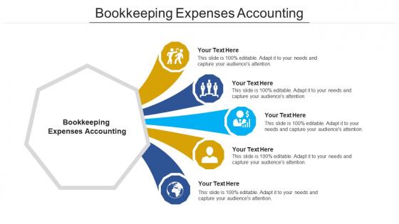 Bookkeeping expenses accounting ppt powerpoint presentation infographics images cpb