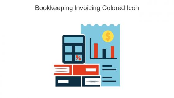 Bookkeeping Invoicing Colored Icon In Powerpoint Pptx Png And Editable Eps Format