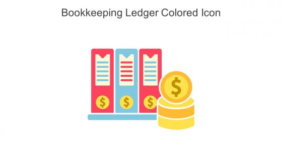 Bookkeeping Ledger Colored Icon In Powerpoint Pptx Png And Editable Eps Format