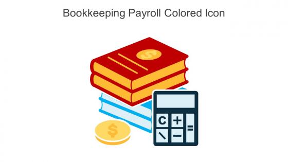 Bookkeeping Payroll Colored Icon In Powerpoint Pptx Png And Editable Eps Format