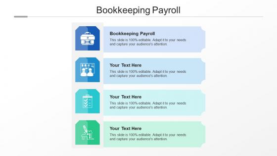 Bookkeeping payroll ppt powerpoint presentation pictures aids cpb