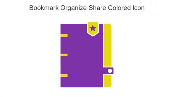 Bookmark Organize Share Colored Icon In Powerpoint Pptx Png And Editable Eps Format