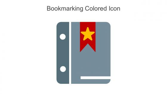 Bookmarking Colored Icon In Powerpoint Pptx Png And Editable Eps Format
