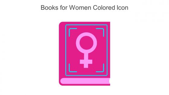 Books For Women Colored Icon In Powerpoint Pptx Png And Editable Eps Format