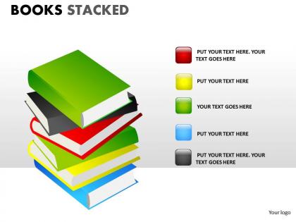 Books stacked ppt 11