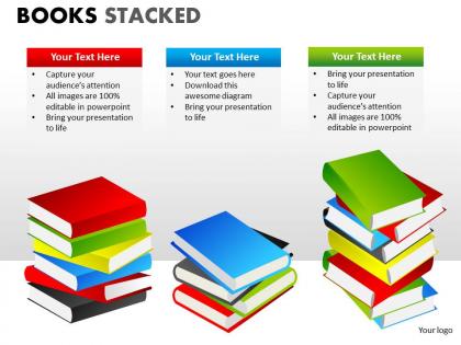 Books stacked ppt 14