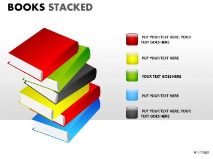 Books stacked ppt 15