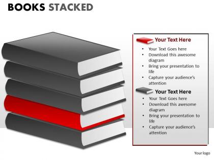 Books stacked ppt 3