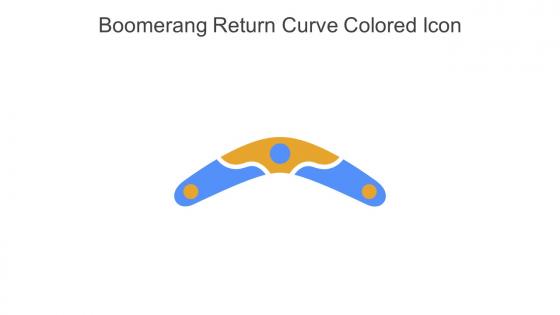 Boomerang Return Curve Colored Icon In Powerpoint Pptx Png And Editable Eps Format