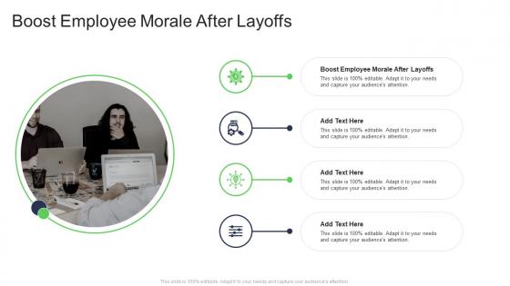 Boost Employee Morale After Layoffs In Powerpoint And Google Slides Cpb