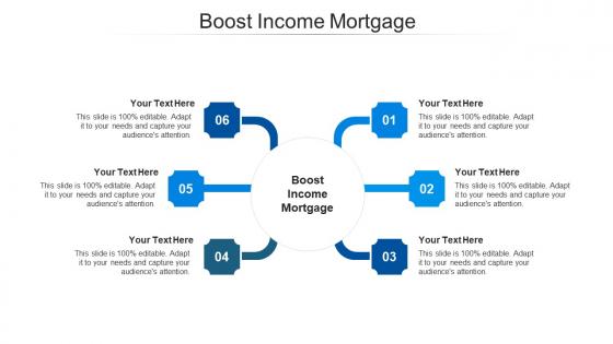 Boost income mortgage ppt powerpoint presentation portfolio clipart cpb