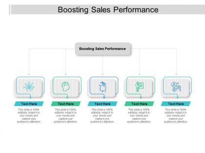 Boosting sales performance ppt powerpoint presentation gallery slides cpb
