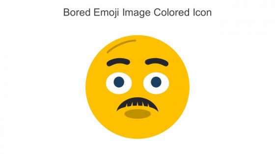 Bored Emoji Image Colored Icon In Powerpoint Pptx Png And Editable Eps Format