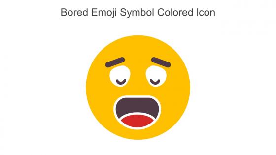 Bored Emoji Symbol Colored Icon In Powerpoint Pptx Png And Editable Eps Format