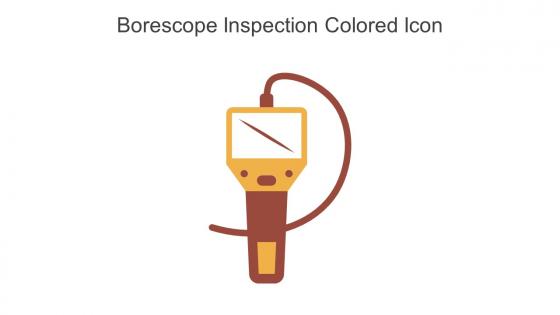 Borescope Inspection Colored Icon In Powerpoint Pptx Png And Editable Eps Format