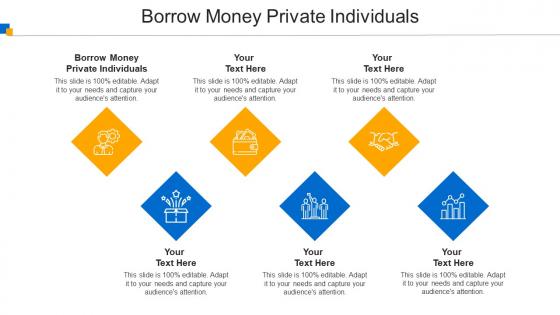 Borrow Money Private Individuals Ppt Powerpoint Presentation Layouts Example File Cpb