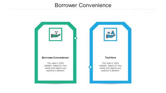 Borrower convenience ppt powerpoint presentation inspiration cpb