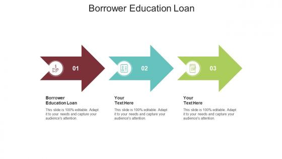 Borrower education loan ppt powerpoint presentation show cpb