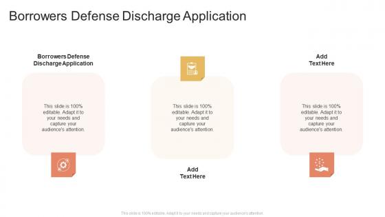 Borrowers Defense Discharge Application In Powerpoint And Google Slides Cpb