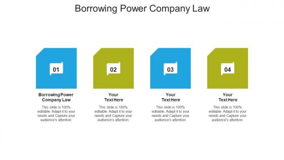 Borrowing power company law ppt powerpoint presentation inspiration introduction cpb