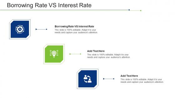 Borrowing Rate Vs Interest Rate Ppt Powerpoint Presentation File Structure Cpb