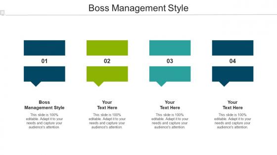 Boss Management Style Ppt Powerpoint Presentation Infographic Template Sample Cpb