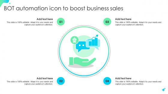 Bot Automation Icon To Boost Business Sales