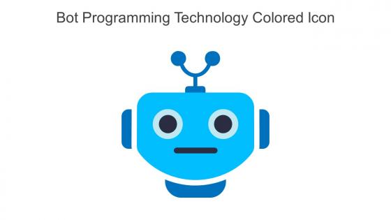 Bot Programming Technology Colored Icon In Powerpoint Pptx Png And Editable Eps Format