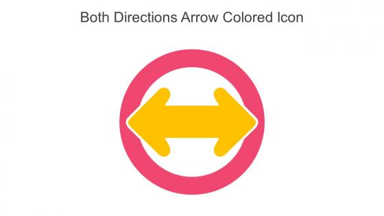 Both Directions Arrow Colored Icon In Powerpoint Pptx Png And Editable Eps Format