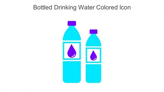 Bottled Drinking Water Colored Icon In Powerpoint Pptx Png And Editable Eps Format