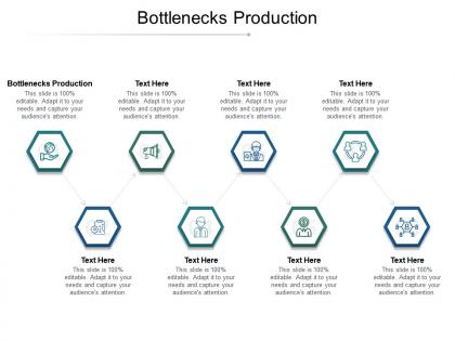 Bottlenecks production ppt powerpoint presentation infographics rules cpb
