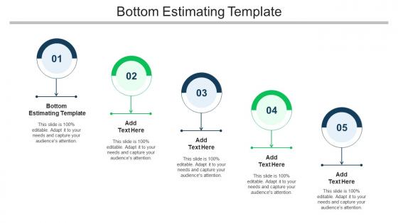 Bottom Estimating Template Ppt Powerpoint Presentation Pictures Graphics Cpb