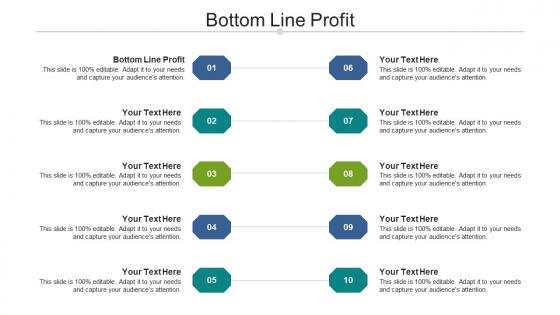 Bottom line profit ppt powerpoint presentation pictures shapes cpb