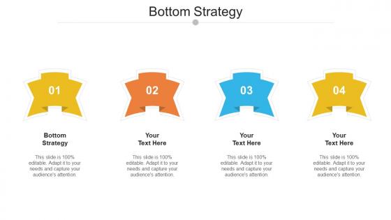 Bottom strategy ppt powerpoint presentation slides themes cpb