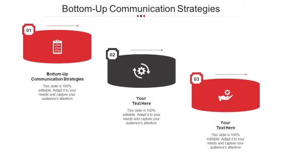 Bottom Up Communication Strategies Ppt Powerpoint Presentation Layouts Tips Cpb
