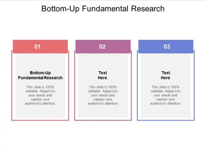 Bottom up fundamental research ppt powerpoint presentation outline templates cpb
