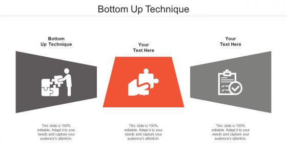 Bottom up technique ppt powerpoint presentation slides graphics tutorials cpb