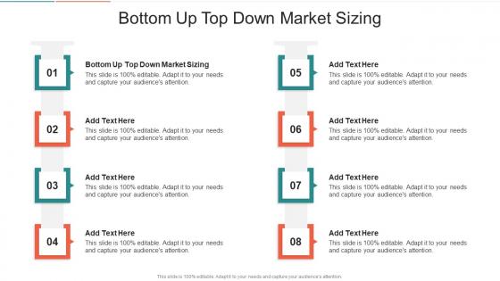 Bottom Up Top Down Market Sizing In Powerpoint And Google Slides Cpb