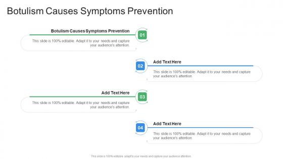 Botulism Causes Symptoms Prevention In Powerpoint And Google Slides Cpb