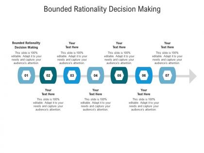 Bounded rationality decision making ppt powerpoint presentation model themes cpb