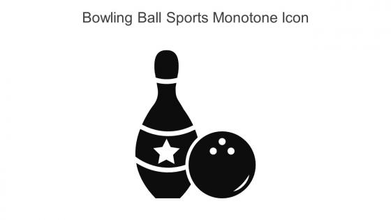 Bowling Ball Sports Monotone Icon In Powerpoint Pptx Png And Editable Eps Format