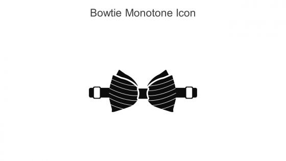 Bowtie Monotone Icon In Powerpoint Pptx Png And Editable Eps Format