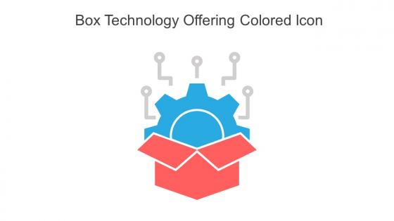 Box Technology Offering Colored Icon In Powerpoint Pptx Png And Editable Eps Format