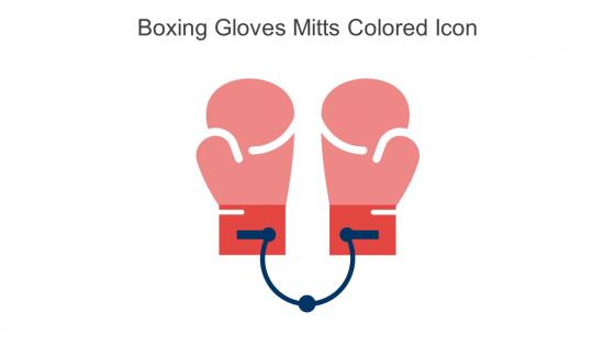 Boxing Gloves Mitts Colored Icon In Powerpoint Pptx Png And Editable Eps Format