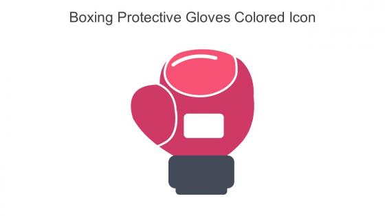 Boxing Protective Gloves Colored Icon In Powerpoint Pptx Png And Editable Eps Format