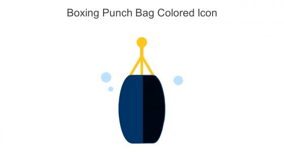 Boxing Punch Bag Colored Icon In Powerpoint Pptx Png And Editable Eps Format